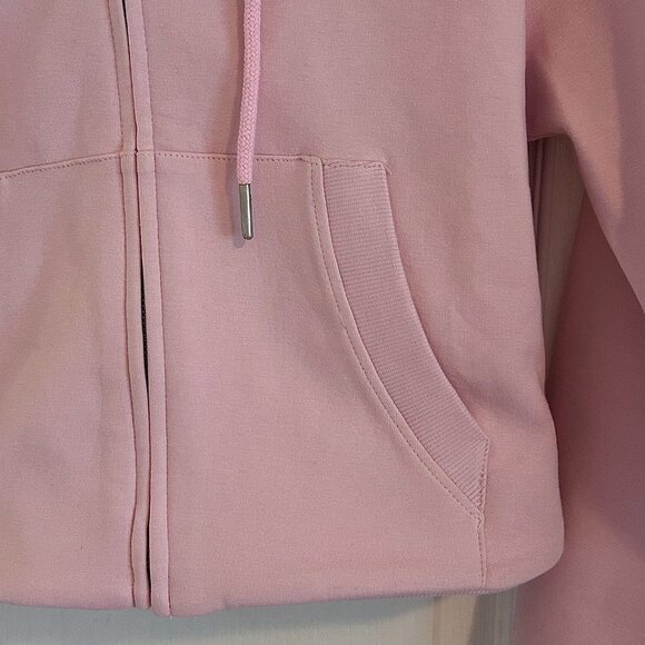 ZARA Cropped Hoodie in Soft Pink — Size M - Picture 4 of 4